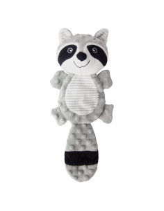 Juguete de Peluche para Perros BeKingStar Mapache Gris 15x19cm