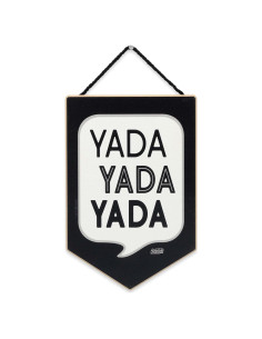 Decoración de Pared Madera Yada Yada Yada Open Road 14x21 cm