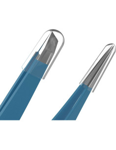 Pinzas Guru para Cejas - Set de 2, Acero Inoxidable, Verde 2