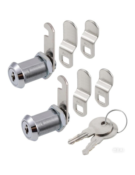 Cerradura de Cajón WOOCH 30mm Cromada con Llave - Paquete de 2 Cerradura de Cajón WOOCH 30mm Cromada con Llave - Paquete de 2