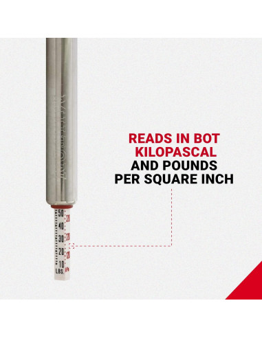 Medidor de Presión de Neumáticos Milton S-925 para Camiones y Bicicletas