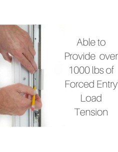 Cerradura de Doble Pestillo CAL Double Bolt para Puertas de Vidrio 2