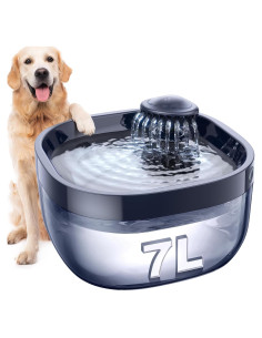 Fuente de Agua para Perros FEELNEEDY 7L Ultra Silenciosa