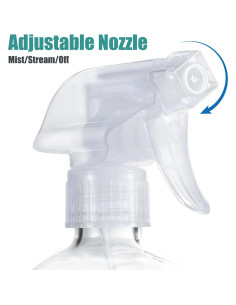 Botellas de Spray de Vidrio FANSTINOW 16 oz Reutilizables 2 Pzas 2