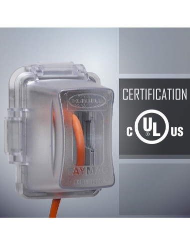Cubierta de Enchufe Eléctrico TayMac MM720C 1-Gang Resistente