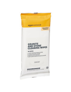 Toallitas de limpieza para granito y piedra AmazonCommercial, 120 unidades