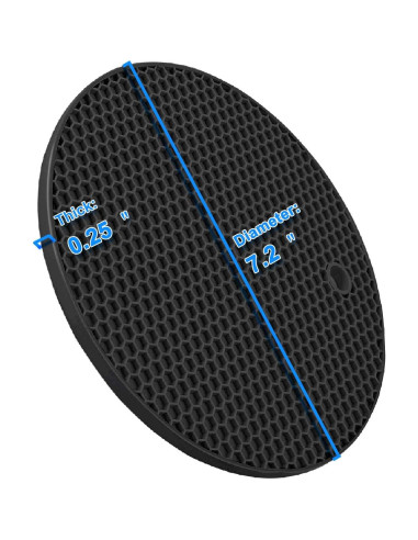 Trivets de Silicona ANNIOCA 22 cm Antideslizantes 4 Pcs