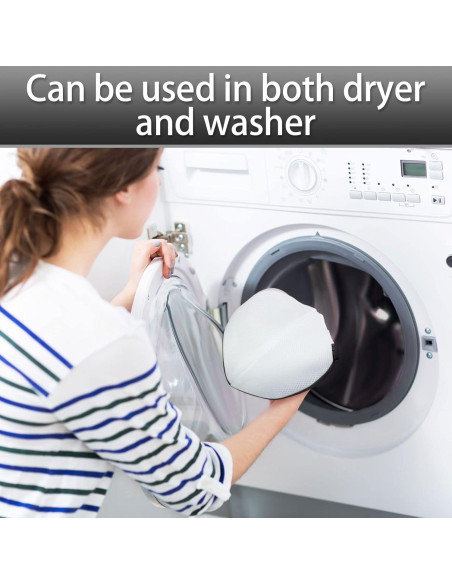 6 Bolsas de Lavado de Sujetadores Shappy con Cremallera - Negro