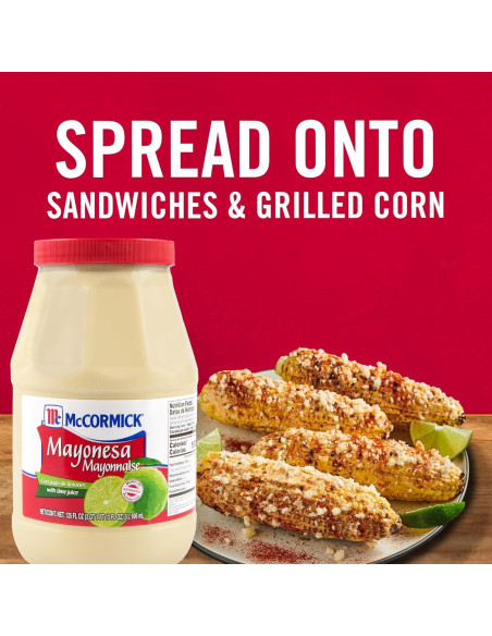 Mayonesa McCormick con Jugo de Lima 3.54 kg - Sabor Mexicano