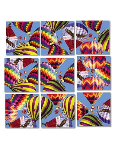 Rompecabezas B. Dazzle Globos de Aire Caliente 9 Piezas