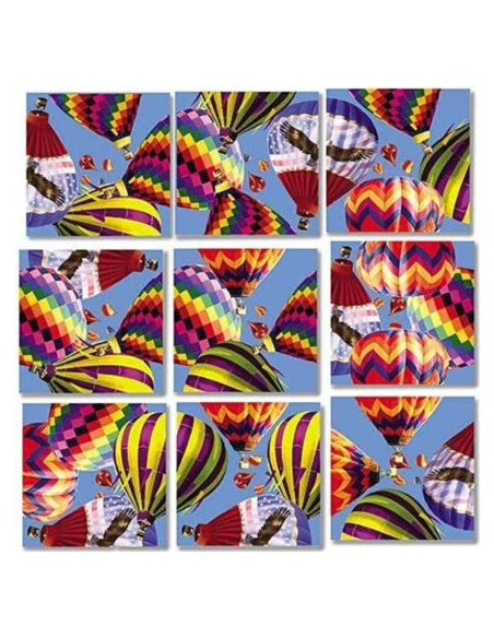 Rompecabezas B. Dazzle Globos de Aire Caliente 9 Piezas