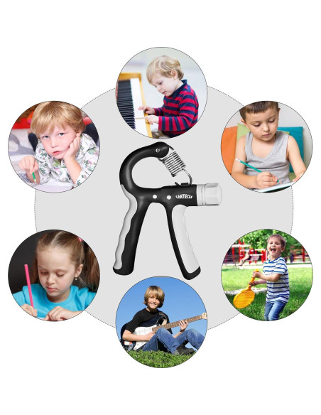 Fortalecedor de Agarre FANTECIA 2 Paquetes Ajustable 5-20 kg