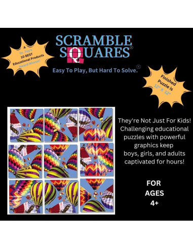 Rompecabezas B. Dazzle Globos de Aire Caliente 9 Piezas