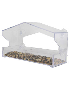 Comedero para Aves de Ventana Perky-Pet 347 Claro 0.45 kg