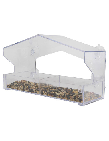 Comedero para Aves de Ventana Perky-Pet 347 Claro 0.45 kg