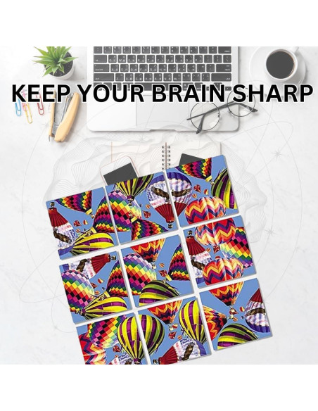 Rompecabezas B. Dazzle Globos de Aire Caliente 9 Piezas