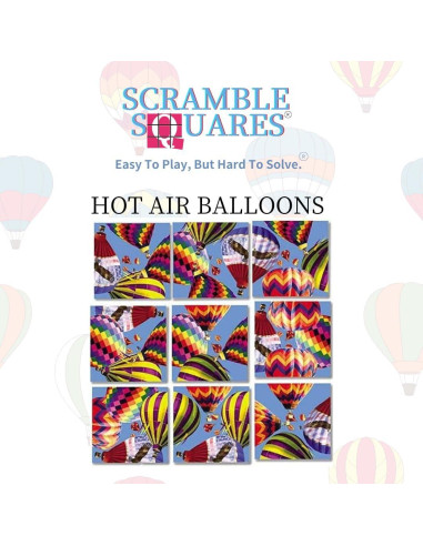 Rompecabezas B. Dazzle Globos de Aire Caliente 9 Piezas