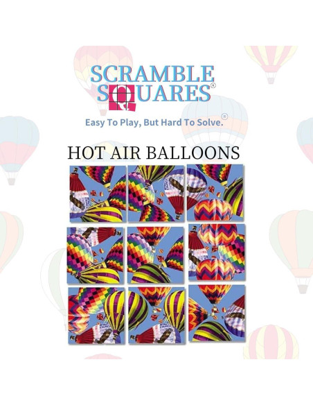 Rompecabezas B. Dazzle Globos de Aire Caliente 9 Piezas