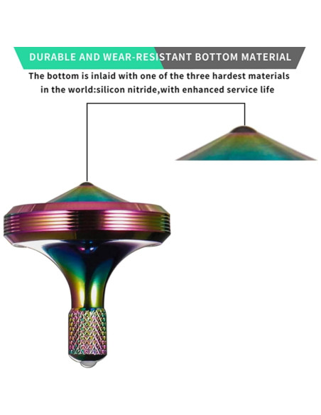 Trompo de Cobre Puro CHEETOP - Juguete de Metal 7.03 cm Trompo de Cobre Puro CHEETOP - Juguete de Metal 7.03 cm