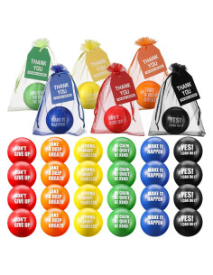 Conjunto de Regalos de Apreciación Lenwen 72 Pcs Pelotas de Estrés