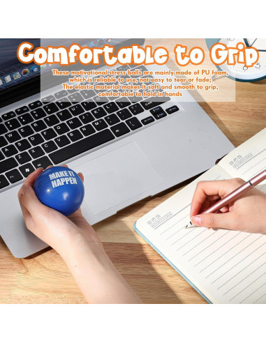 Conjunto de Regalos de Apreciación Lenwen 72 Pcs Pelotas de Estrés