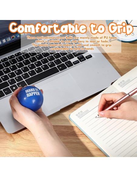 Conjunto de Regalos de Apreciación Lenwen 72 Pcs Pelotas de Estrés