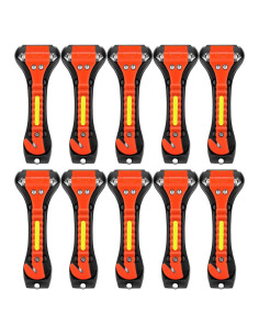 Martillo de Seguridad para Automóvil KLSKKJ 10 Paquete - Escape Emergencia