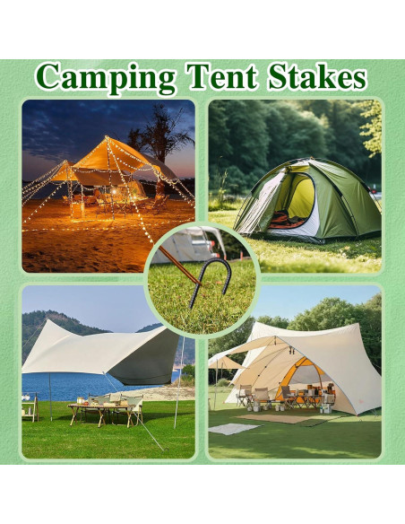 Estacas de Rebar MSWY 30.48 cm 20 Piezas Alta Resistencia