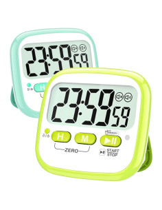 Temporizador Digital Antonki 2 Pack Magnético 24h para Niños