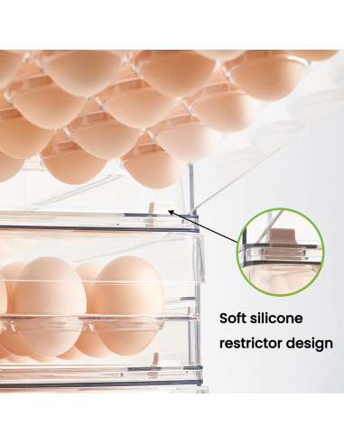 Organizador de Huevos Vacane para Refrigerador 24 Huevos Apilable