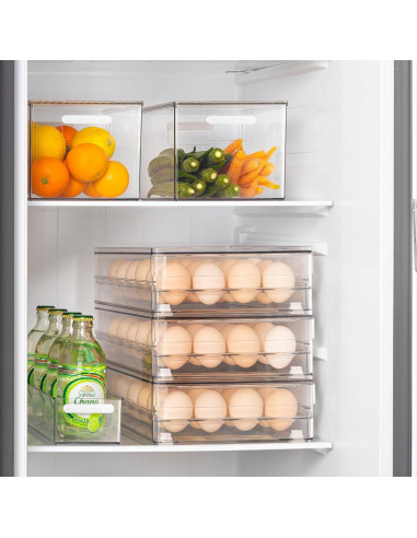 Organizador de Huevos Vacane para Refrigerador 24 Huevos Apilable