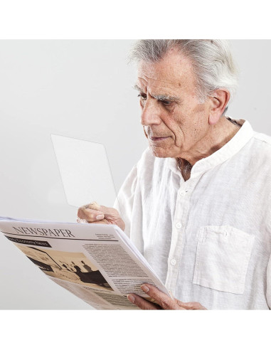 Lupa Sobredimensionada 3X Molain - 5 Pcs Lentes PVC para Lectura