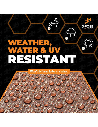 Lona de Polietileno Marrón 2.57 kg 10x10 impermeable Xpose Safety