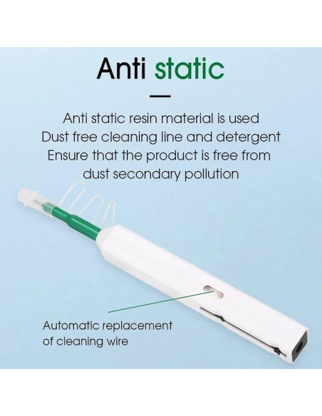 Limpiador de Fibra Óptica NewMainOne 10PCS SC FC ST 800 Limpiezas