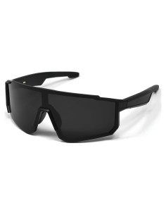 Gafas Deportivas Inteligentes QJF Gris Bluetooth UV400