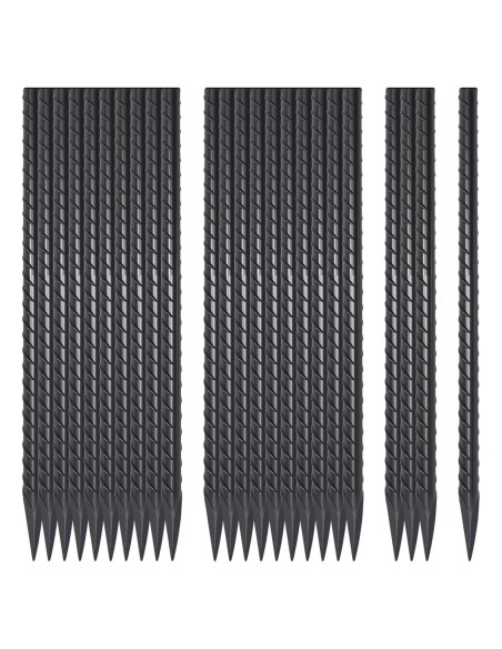 Estacas de Rebar VVOKGO 40,64 cm 24pcs Soporte Jardín