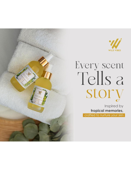 Aceite Corporal Orgánico Wild Vibes 118 ml Bergamota y Almizcle