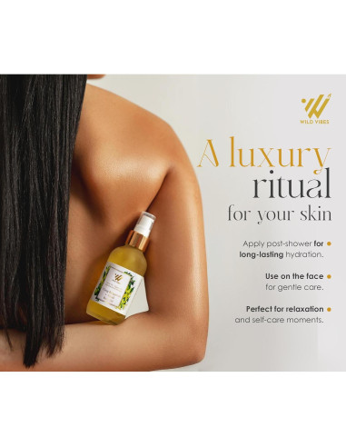 Aceite Corporal Orgánico Wild Vibes 118 ml Bergamota y Almizcle