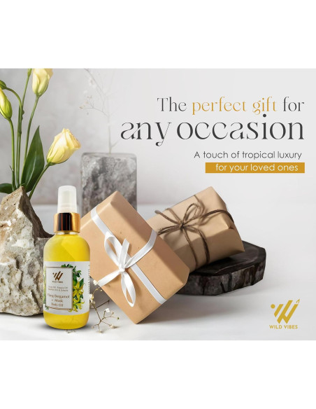 Aceite Corporal Orgánico Wild Vibes 118 ml Bergamota y Almizcle