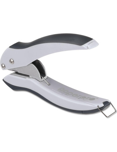 Perforadora manual Bostitch 2402 EZ Squeeze 10 hojas gris/azul