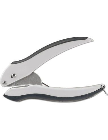 Perforadora manual Bostitch 2402 EZ Squeeze 10 hojas gris/azul