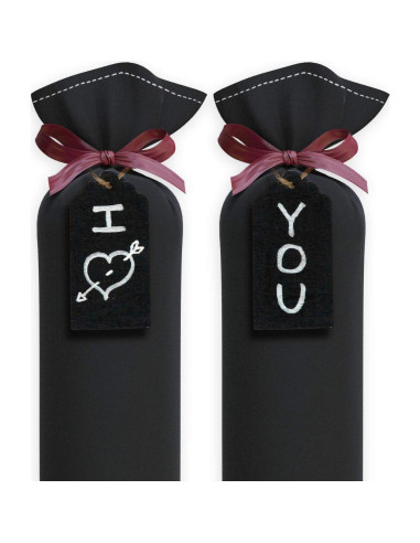 Soportes para Botas de Algodón 100% - Organizador de Closet Negro