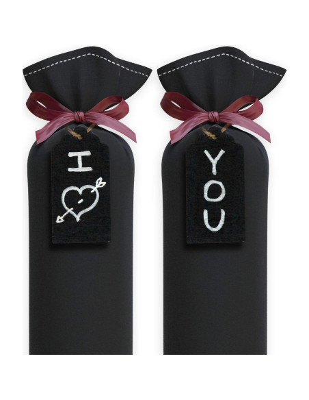 Soportes para Botas de Algodón 100% - Organizador de Closet Negro