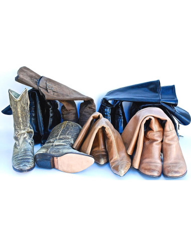 Soportes para Botas de Algodón 100% - Organizador de Closet Negro