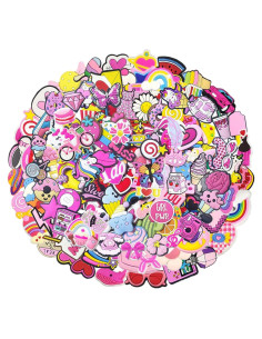 35 Pcs Encantos de Zapatos para Niñas PVC Kawaii