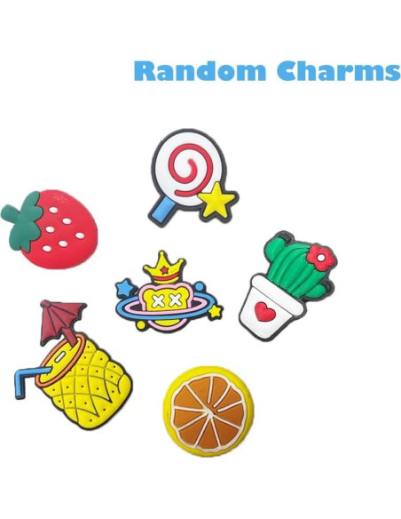 35 Pcs Encantos de Zapatos para Niñas PVC Kawaii