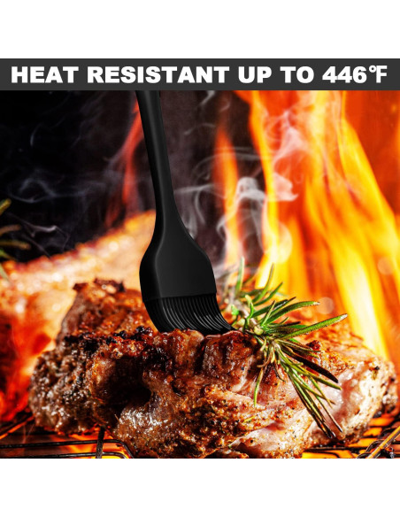 Juego de 2 Brochas de Silicona Anaeat - Resistente al Calor, Higiénicas