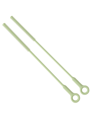 Cepillo Limpiador de Pajitas Raymeefa Silicona Verde 25.4 cm