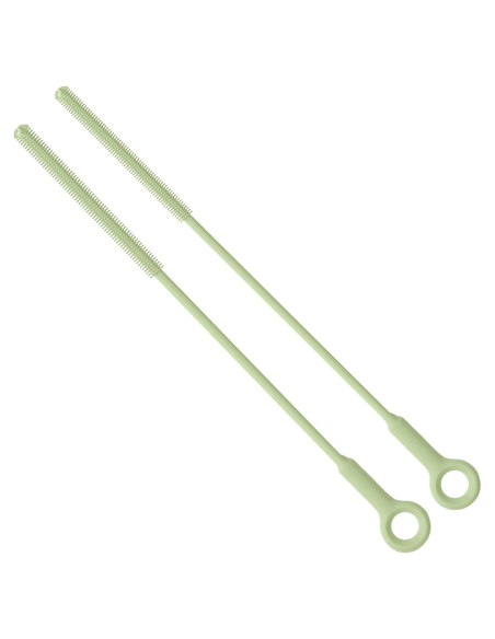 Cepillo Limpiador de Pajitas Raymeefa Silicona Verde 25.4 cm
