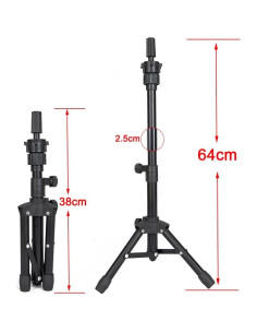 Soporte de Peluca Trípode AliLeader 63.5 cm Ajustable 2